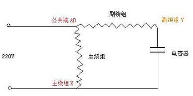 家用自吸泵反轉(zhuǎn)電路圖